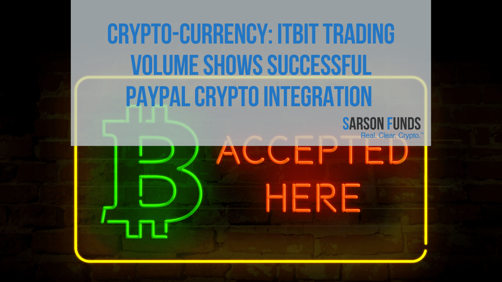 PayPal Crypto Payments Widespread Adoption