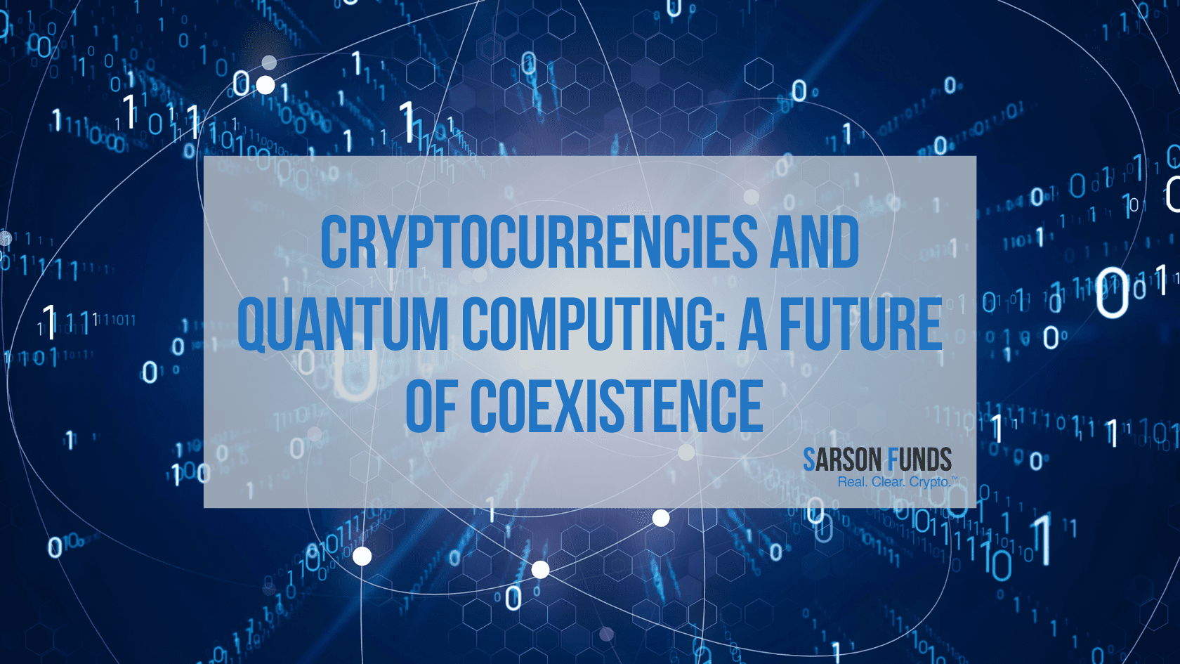 Sarson Funds - The Future of Crypto - Cryptocurrency Financial Advisor
