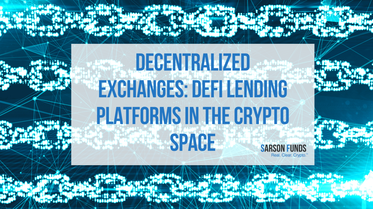 Decentralized Exchanges: DeFi Lending Platforms in the ...