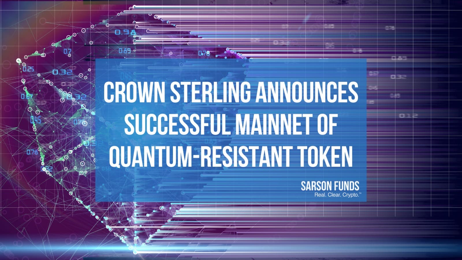 Crown Sovereign MainNet Launch